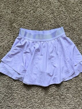 90 Degrees Women's Lavender Lightstreme Athletic Skirt Size Large